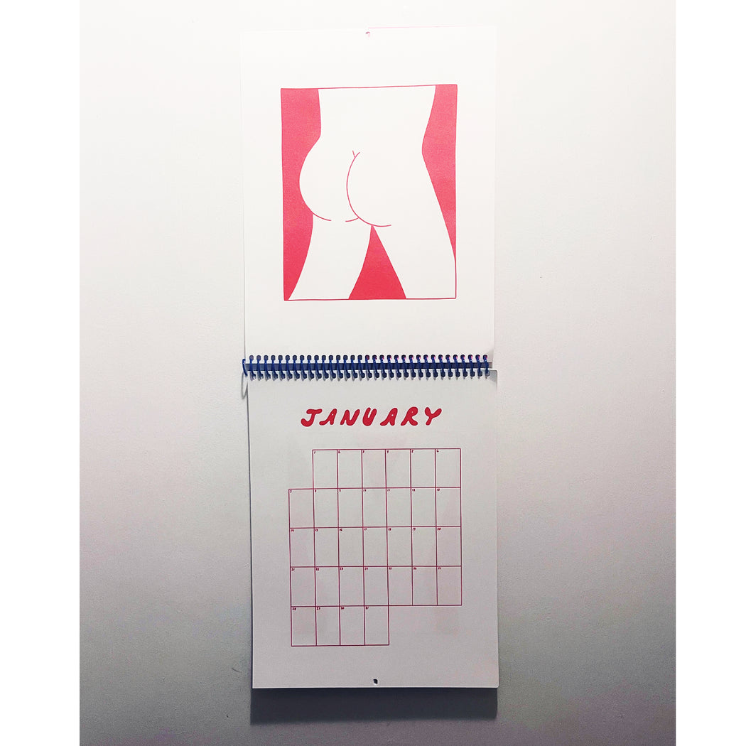 2024 Same Butt Every Month Calendar by Eva Claycomb
