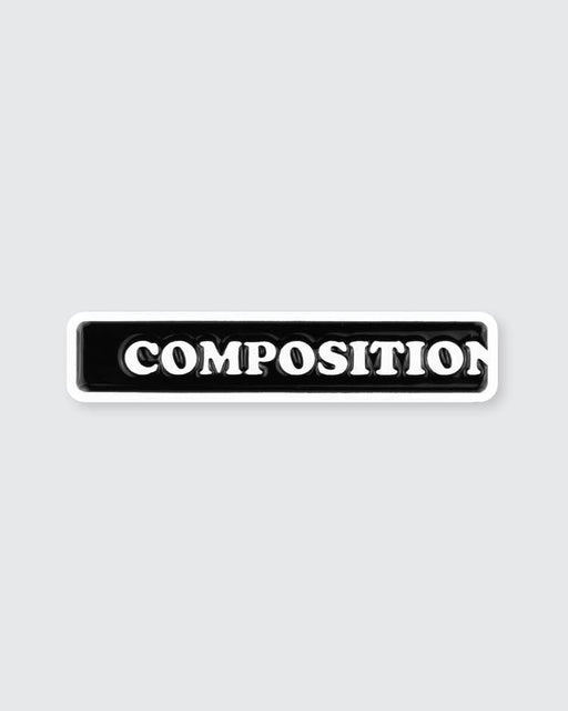 Composition • Enamel Pin