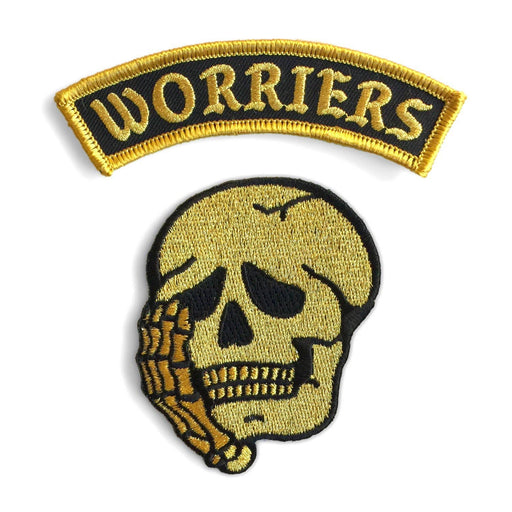 Worriers Anxiety Club Patch Set, World Famous Original
