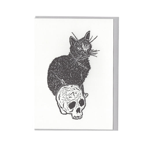 Cat and Skull Card, Salted Teeth