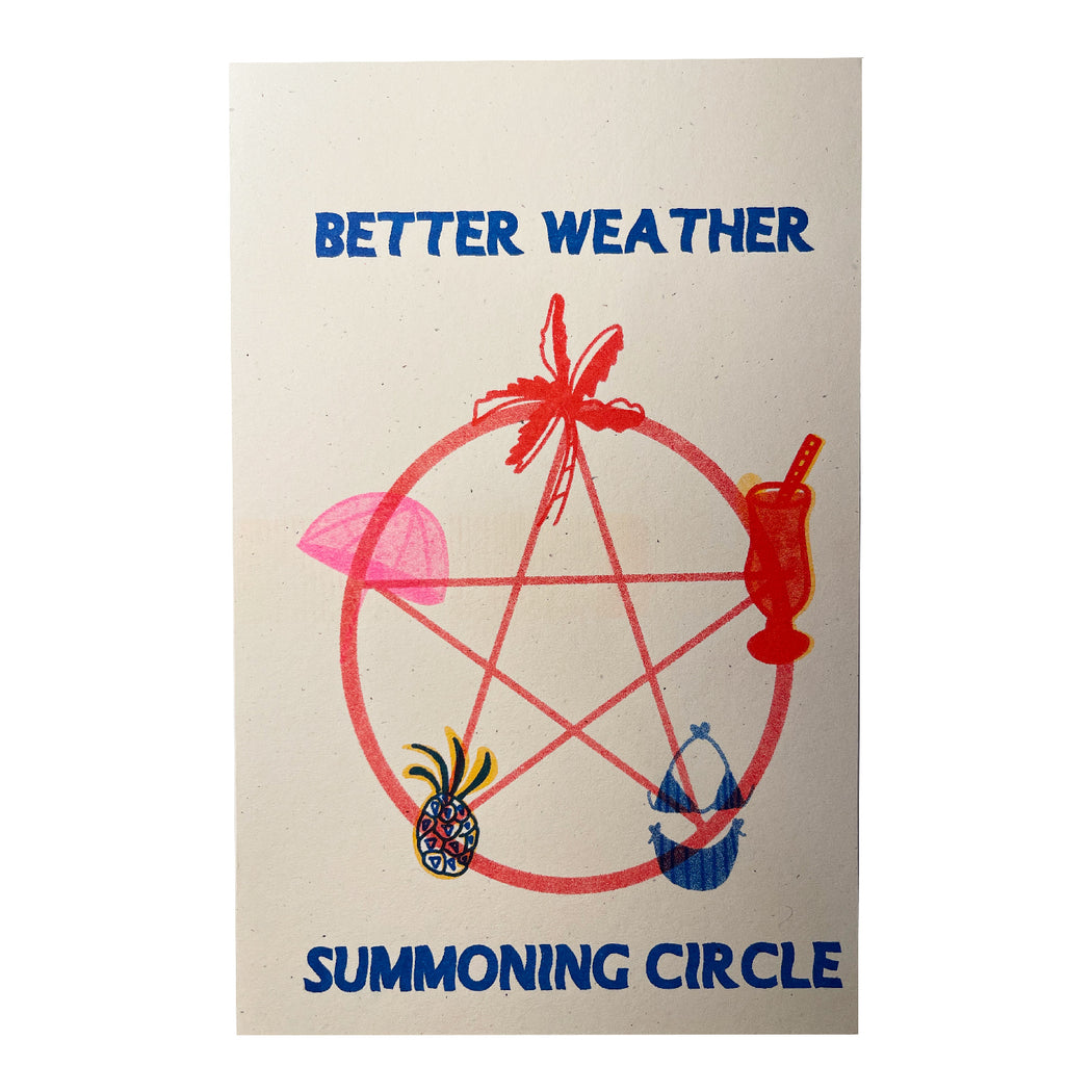 Better Weather Summoning Circle Print