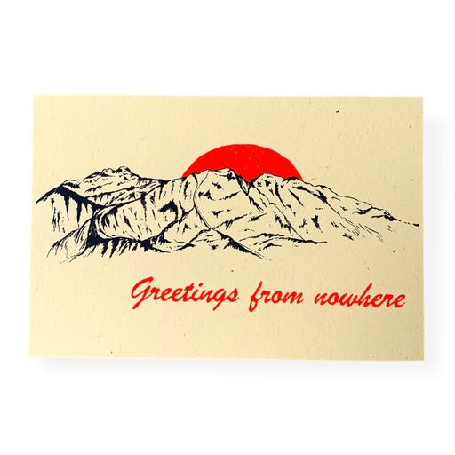 Greetings From Nowhere Postcard