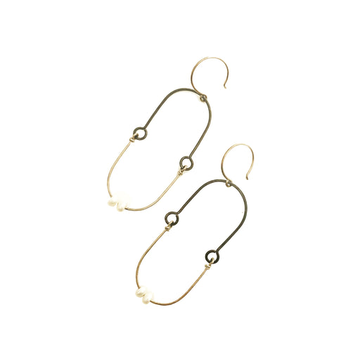 Pearl Arc Earrings, Holly Bobisuthi